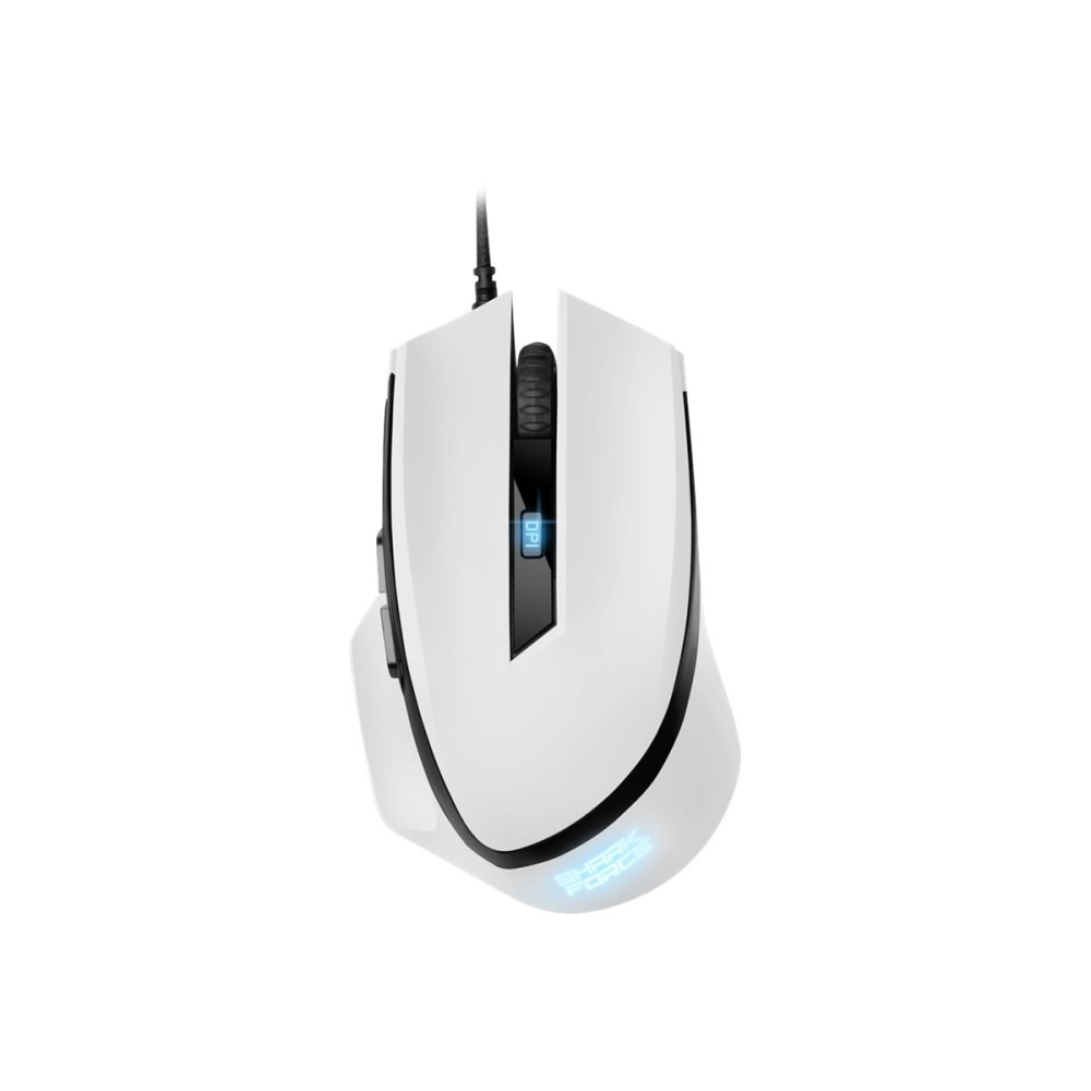 Produktbild för Sharkoon SHARK Force II - mus - USB - vit