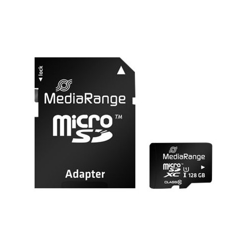 MediaRange MediaRange MR945 - flash-minneskort - 128 GB - microSDXC