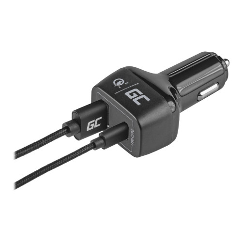 Green Cell Green Cell strömadapter för bil - USB, USB-C - 42 watt