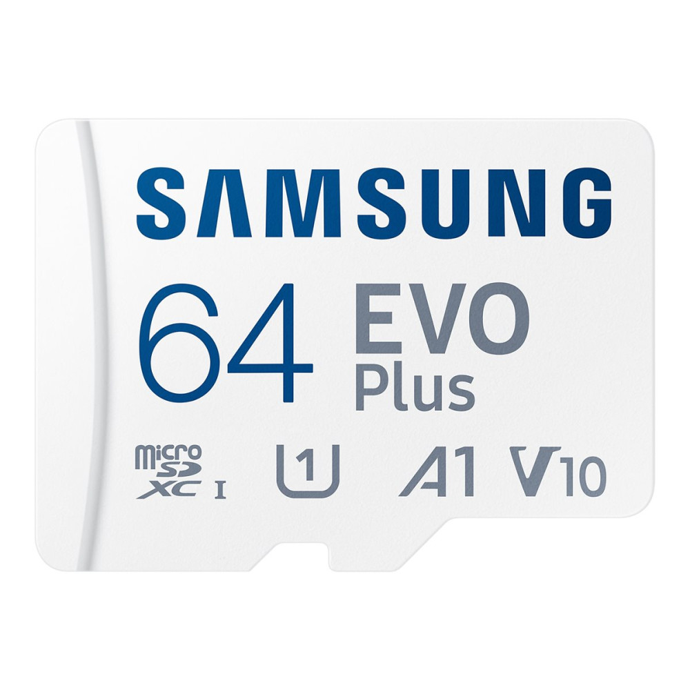 Produktbild för Samsung EVO Plus MB-MC64S - flash-minneskort - 64 GB - mikroSDXC UHS-I