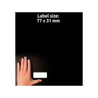 Produktbild för Etikett AVERY handskriv 77x31mm 224/fp