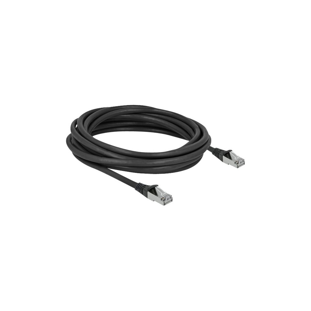 Produktbild för Delock patch-kabel - 5 m - svart