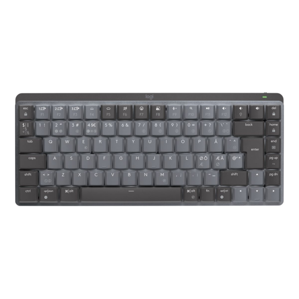 Produktbild för Logitech Master Series MX Mechanical Mini - tangentbord - QWERTY - nordiskt (danska/finska/norska/svenska) - grafit Inmatningsenhet