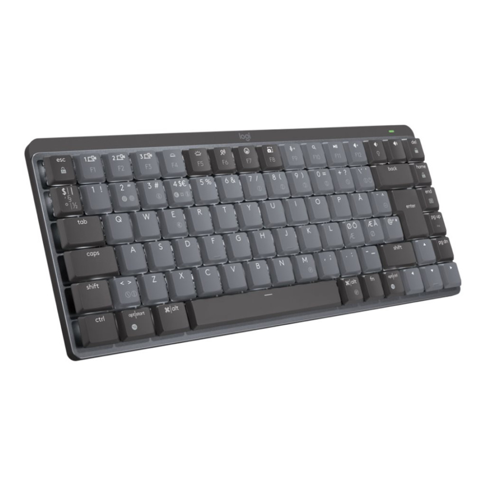 Produktbild för Logitech Master Series MX Mechanical Mini - tangentbord - QWERTY - nordiskt (danska/finska/norska/svenska) - grafit Inmatningsenhet
