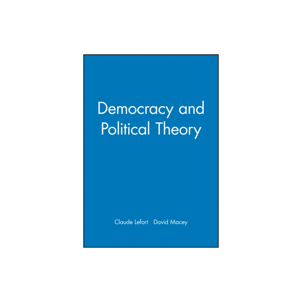 Produktbild för Democracy and Political Theory (inbunden, eng)