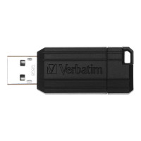 Produktbild för Verbatim PinStripe USB Drive - USB flash-enhet - 128 GB