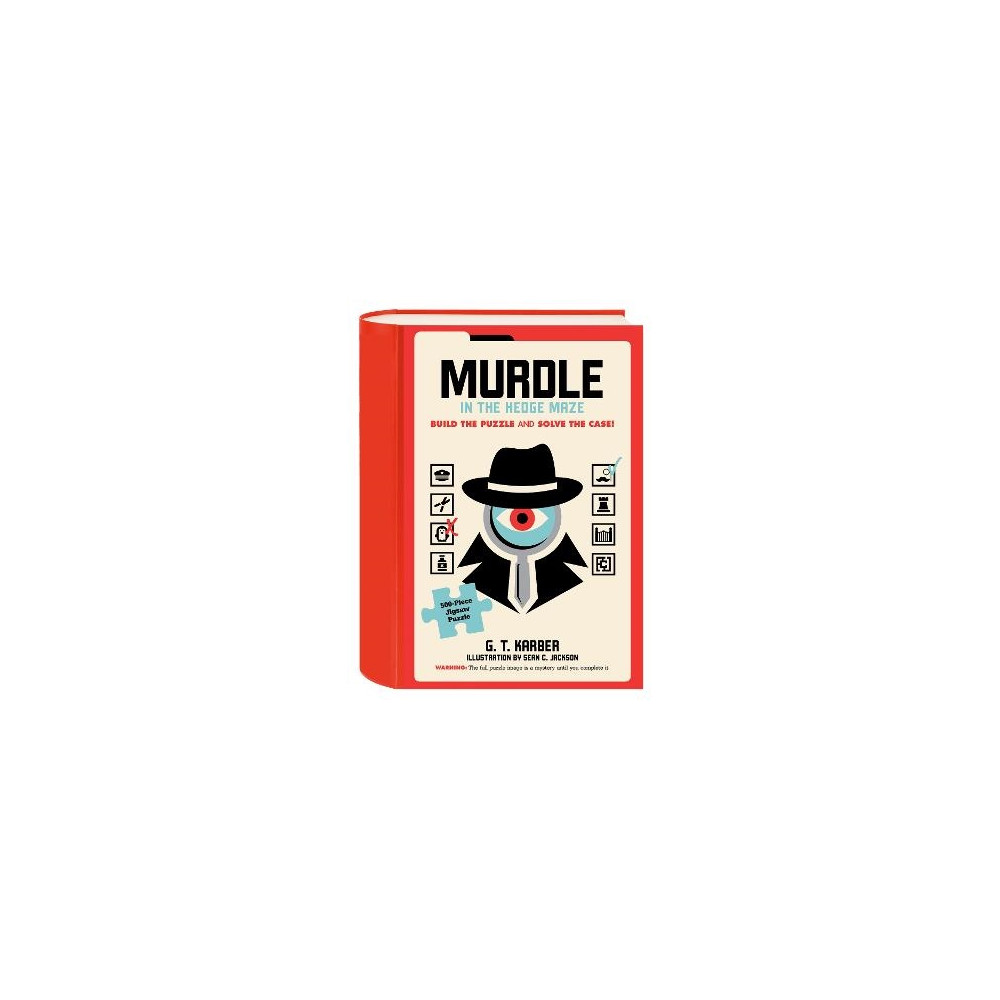 Produktbild för Murdle in the Hedge Maze 500-Piece Jigsaw Puzzle