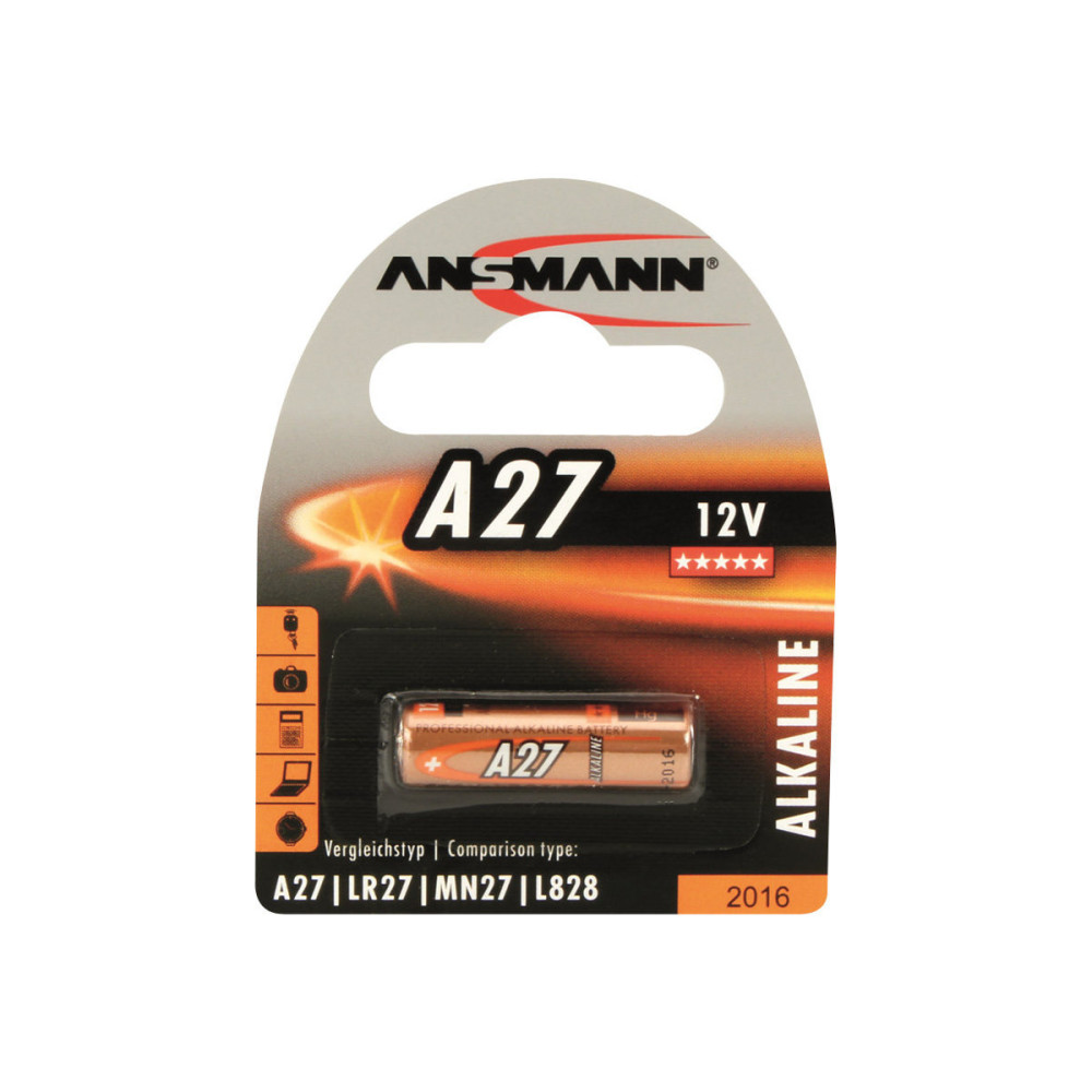 Produktbild för ANSMANN A27 batteri x 27A - alkaliskt