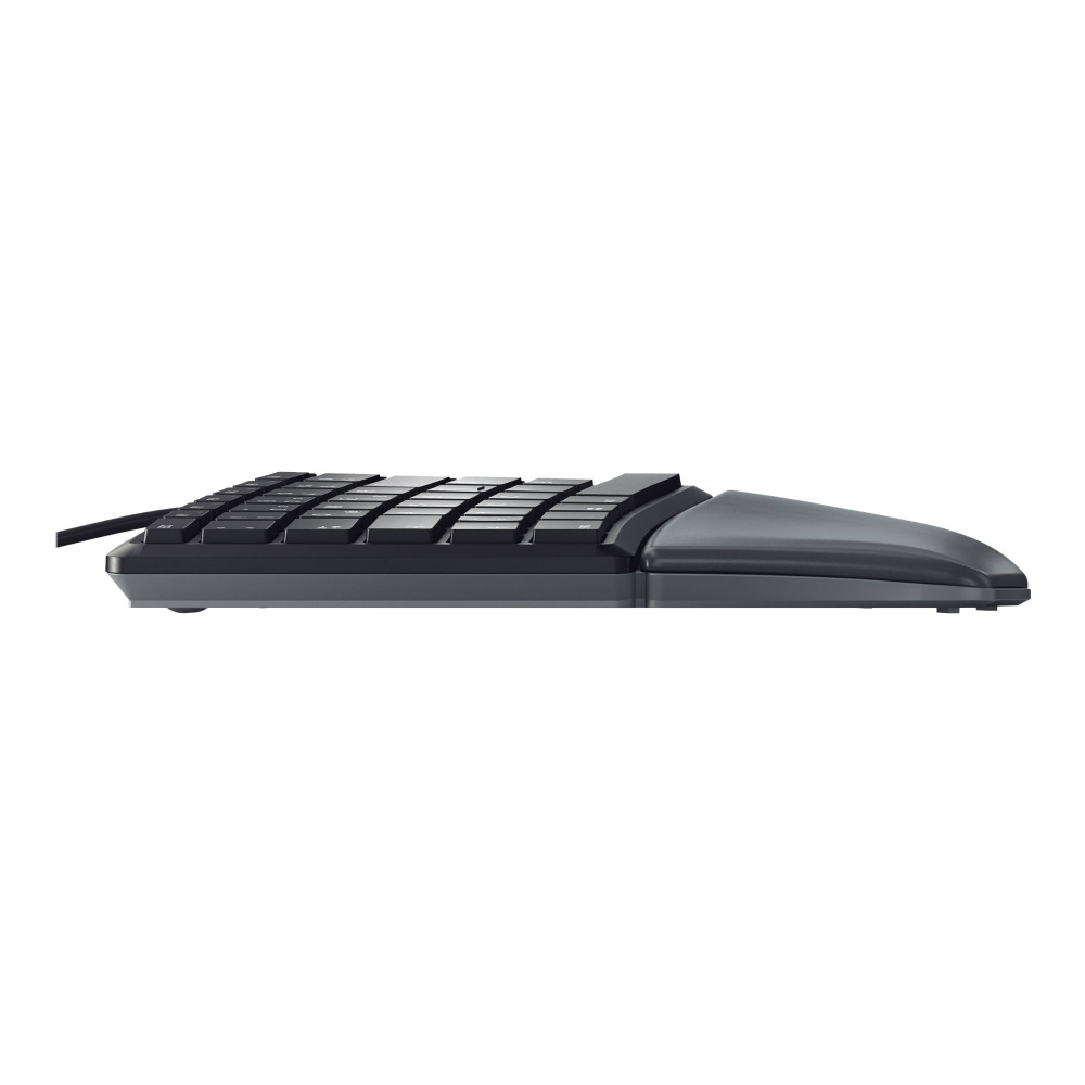 Produktbild för CHERRY KC 4500 ERGO - tangentbord - QWERTY - engelska - svart Inmatningsenhet