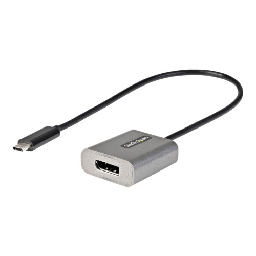 StarTech.com StarTech.com USB C till DisplayPort-adapter - 8K/4K 60 Hz USB-C till DisplayPort 1.4 adapterdongel - USB Type-C till DP Monitor videokonverterare - Fungerar med Thunderbolt 3 - med 30 cm lång ansluten kabel - videokort - USB-C till DisplayPort - 30 cm