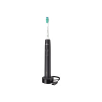 Produktbild för Philips 3100 Series HX3675 - tandborstuppsättning - svart/sockerrosa