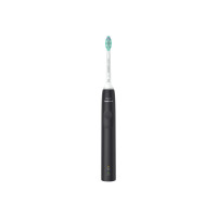 Produktbild för Philips 3100 Series HX3675 - tandborstuppsättning - svart/sockerrosa