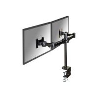 Produktbild för Neomounts FPMA-D960D monteringssats - fullständig rörelse - för 2 LCD-bildskärmar - svart