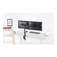 Produktbild för Neomounts FPMA-D550D monteringssats - fullständig rörelse - för 2 LCD-bildskärmar - svart