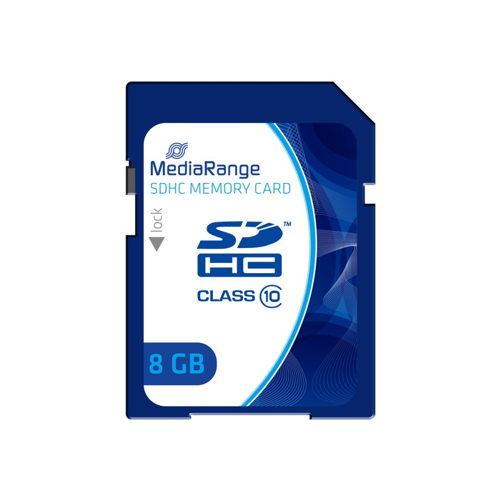 Produktbild för MediaRange - flash-minneskort - 8 GB - SDHC