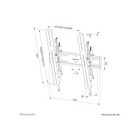 Produktbild för Neomounts WL35S-850BL14 monteringssats - för TV
