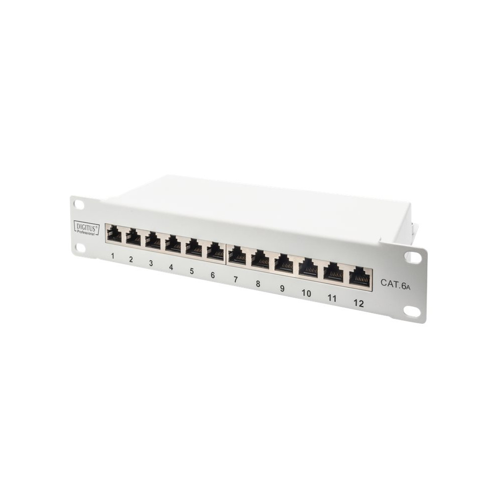 Produktbild för DIGITUS DN-91612S-EA-G - patch-panel - 1U - 10"