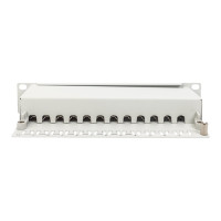 Produktbild för DIGITUS DN-91612S-EA-G - patch-panel - 1U - 10"