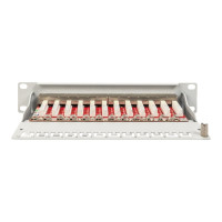 Produktbild för DIGITUS DN-91612S-EA-G - patch-panel - 1U - 10"