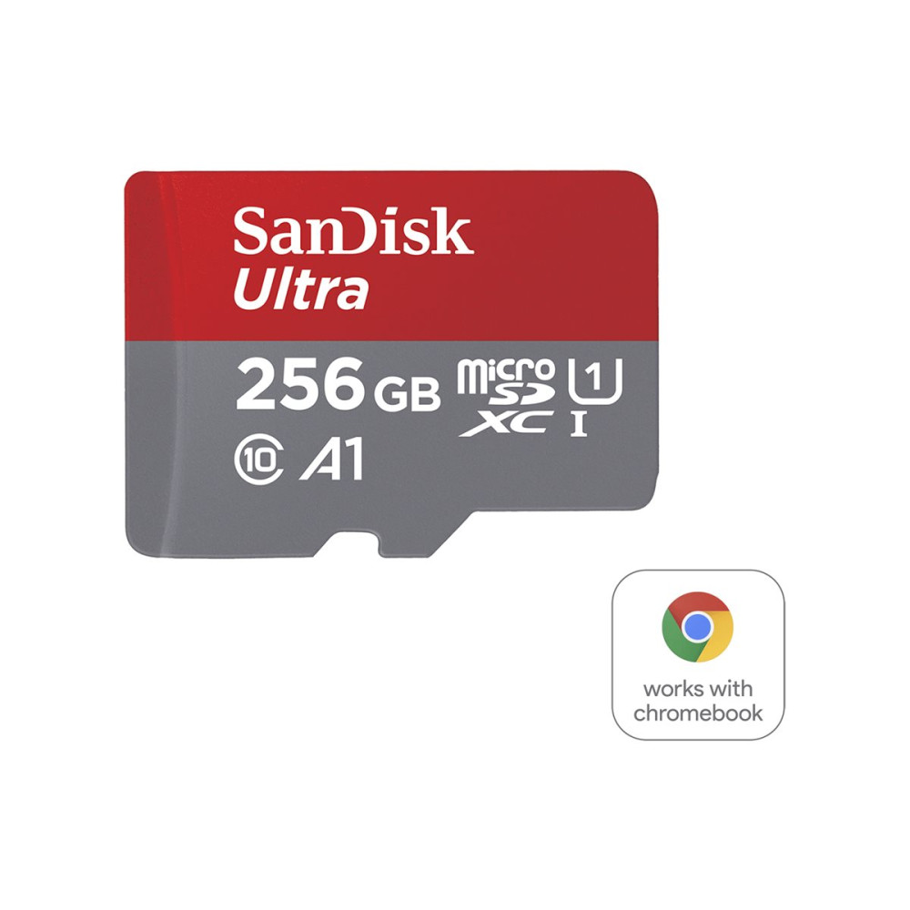 Produktbild för SanDisk Ultra - flash-minneskort - 256 GB - mikroSDXC UHS-I