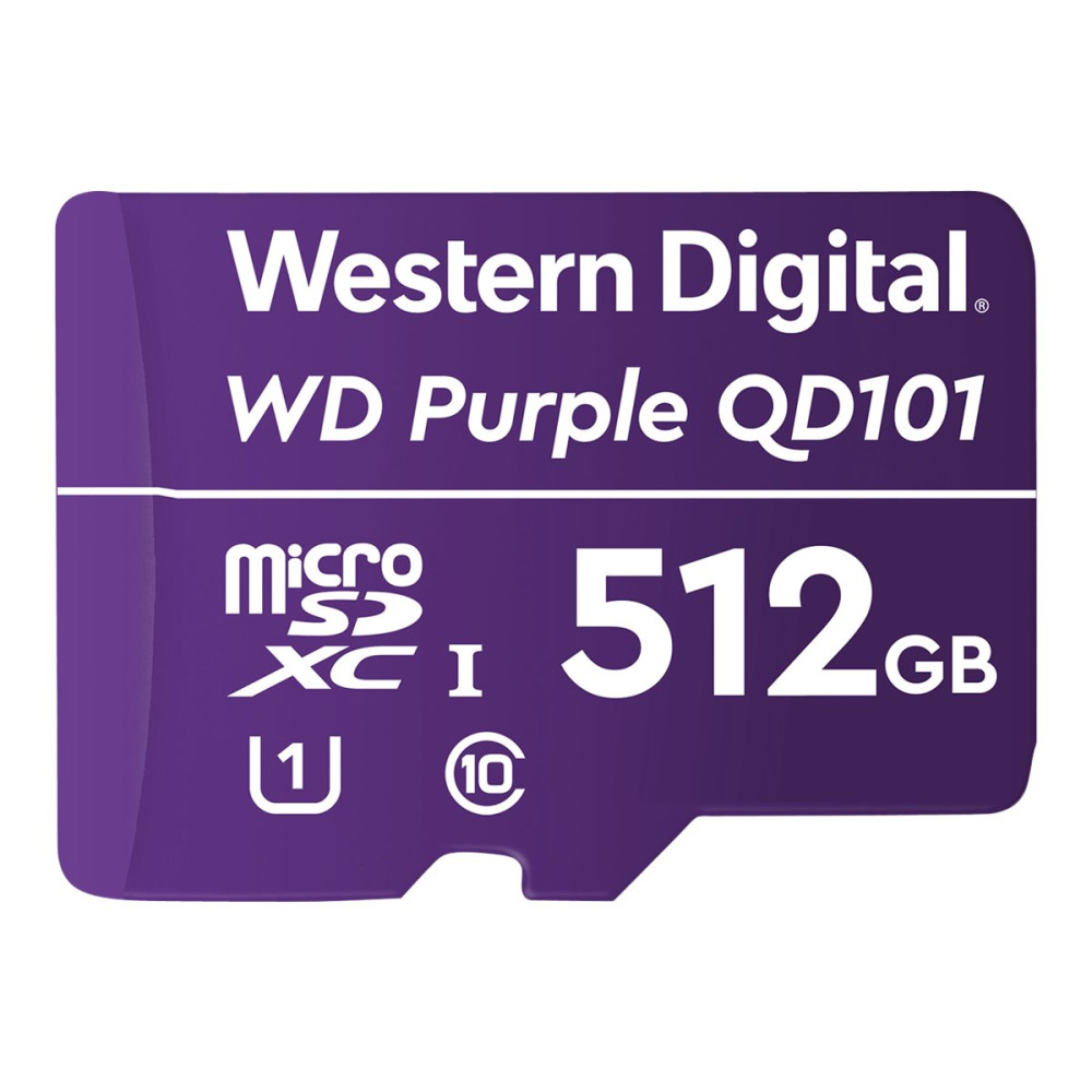Produktbild för WD Purple SC QD101 WDD512G1P0C - flash-minneskort - 512 GB - mikroSDXC UHS-I