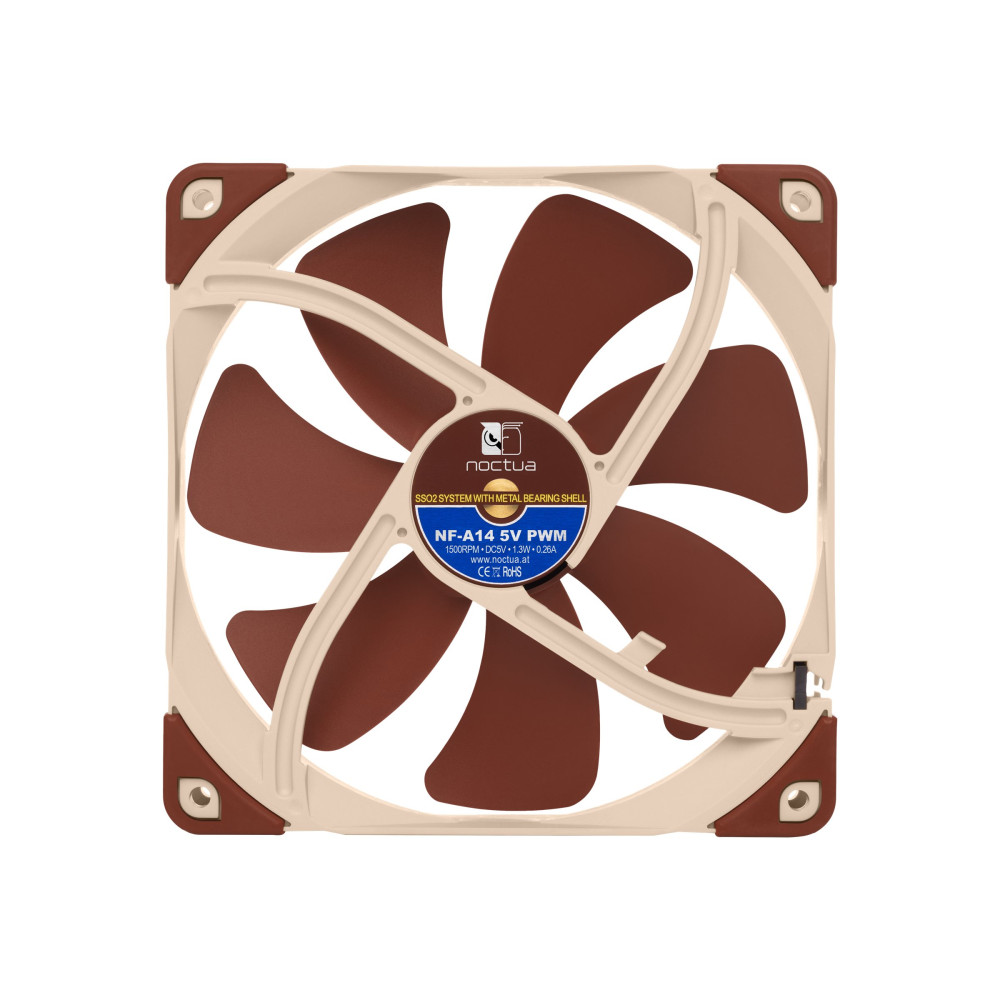 Produktbild för Noctua NF-A14 5V PWM - lådfläkt