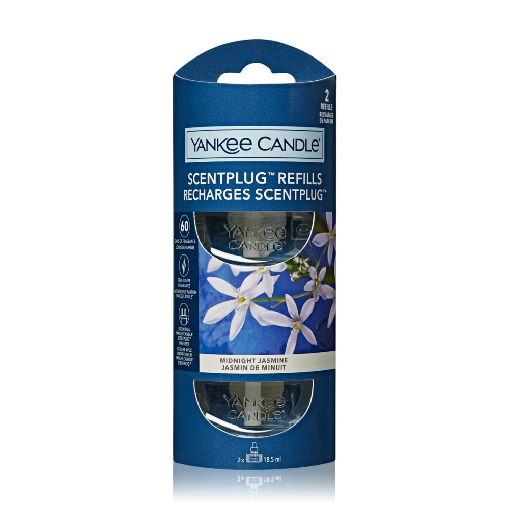 Produktbild för Yankee Candle Electric refill Midnight Jasmine filling 2x18,5 ml
