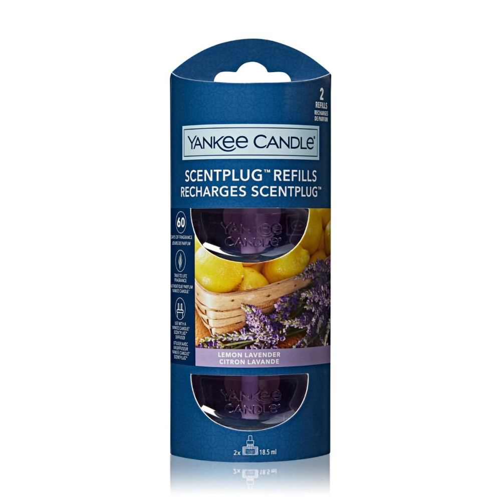 Produktbild för Yankee Candle Electric refill Lemon Lavender filling 2x18,5 ml