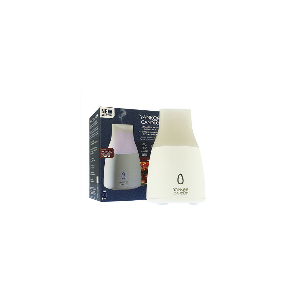 Produktbild för Yankee Candle Black Cherry ultrazvukový aroma difuzér a vonný olej