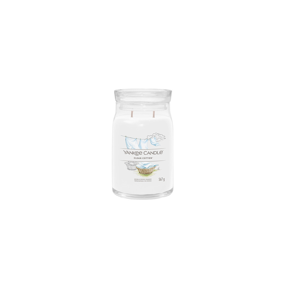 Produktbild för Yankee Candle Clean Cotton signature svíčka velká 567 g