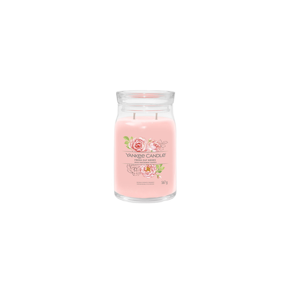 Produktbild för Yankee Candle Fresh Cut Roses signature svíčka velká 567 g