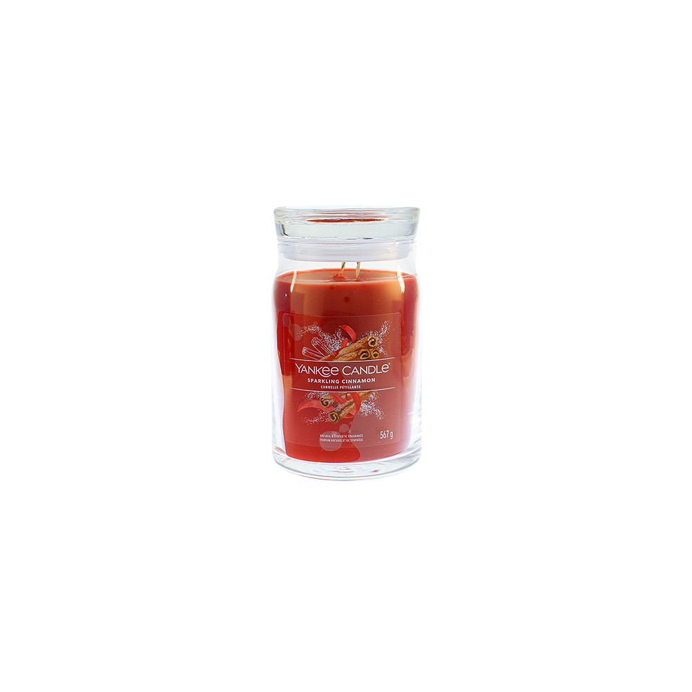 Produktbild för Yankee Candle Sparkling Cinnamon signature svíčka velká 567 g