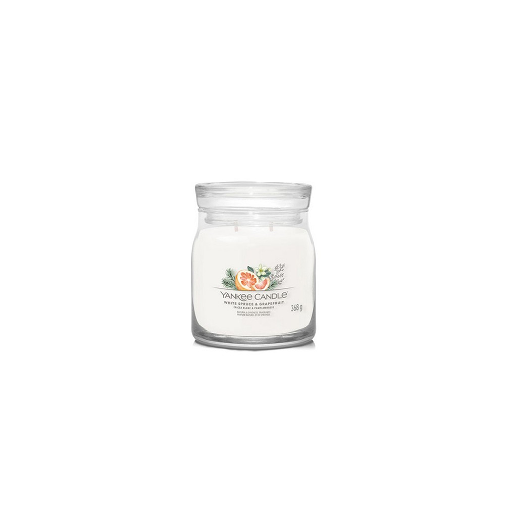 Produktbild för Yankee Candle White Spruce & Grapefruit signature svíčka střední 368 g