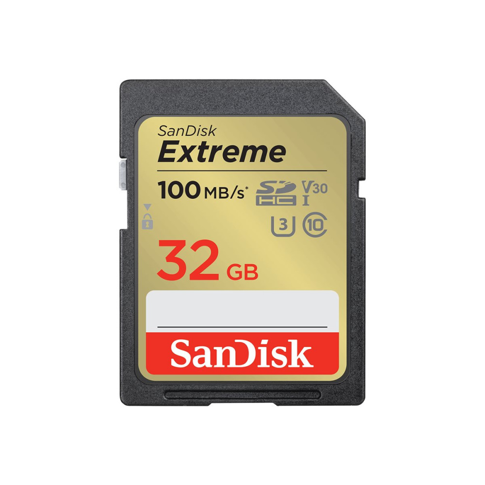 Produktbild för SanDisk Extreme - flash-minneskort - 32 GB - SDHC UHS-I