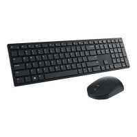 Produktbild för Dell Pro KM5221W - sats med tangentbord och mus - QWERTY - hela norden - svart Inmatningsenhet