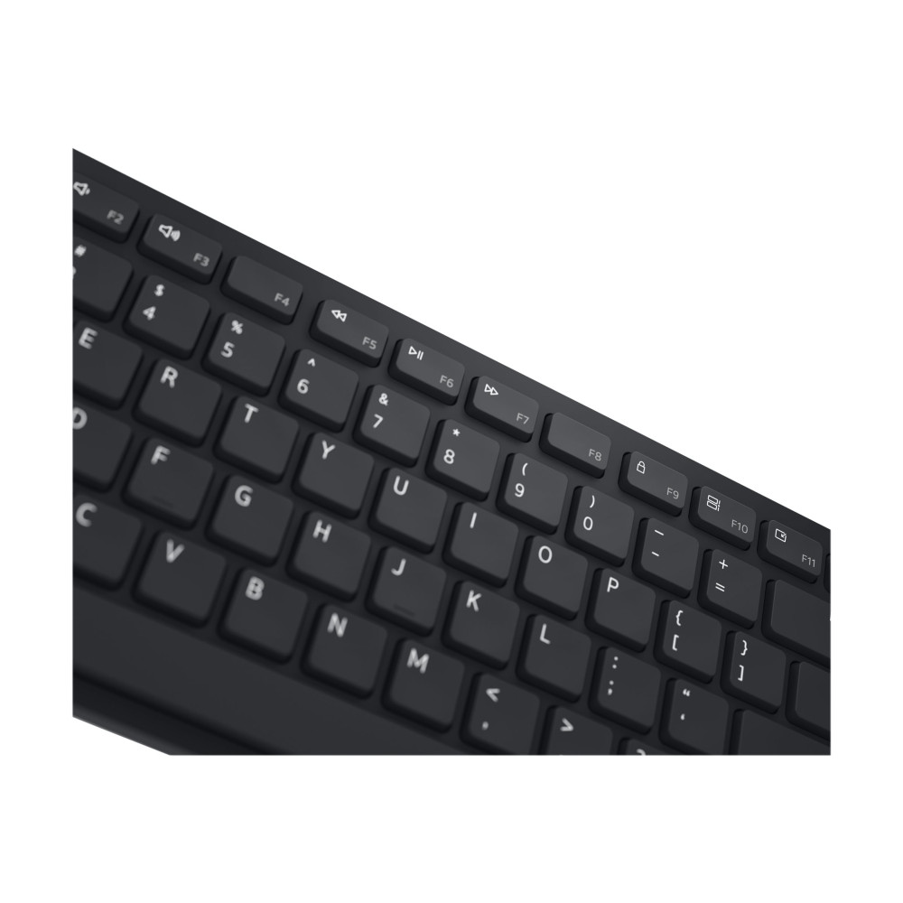 Produktbild för Dell Pro KM5221W - sats med tangentbord och mus - QWERTY - hela norden - svart Inmatningsenhet