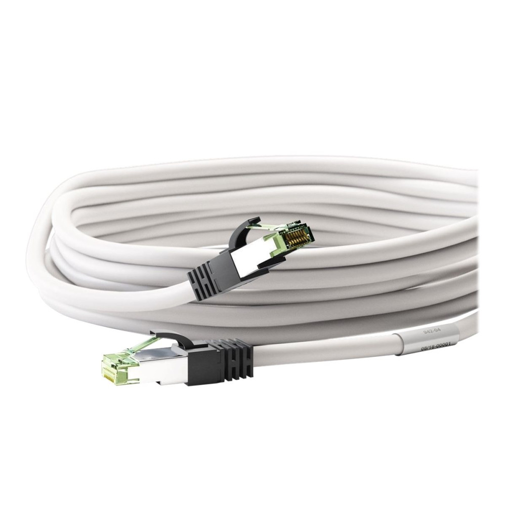 Produktbild för goobay patch-kabel - 10 m - vit