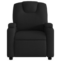 Produktbild för Massagefåtölj svart tyg