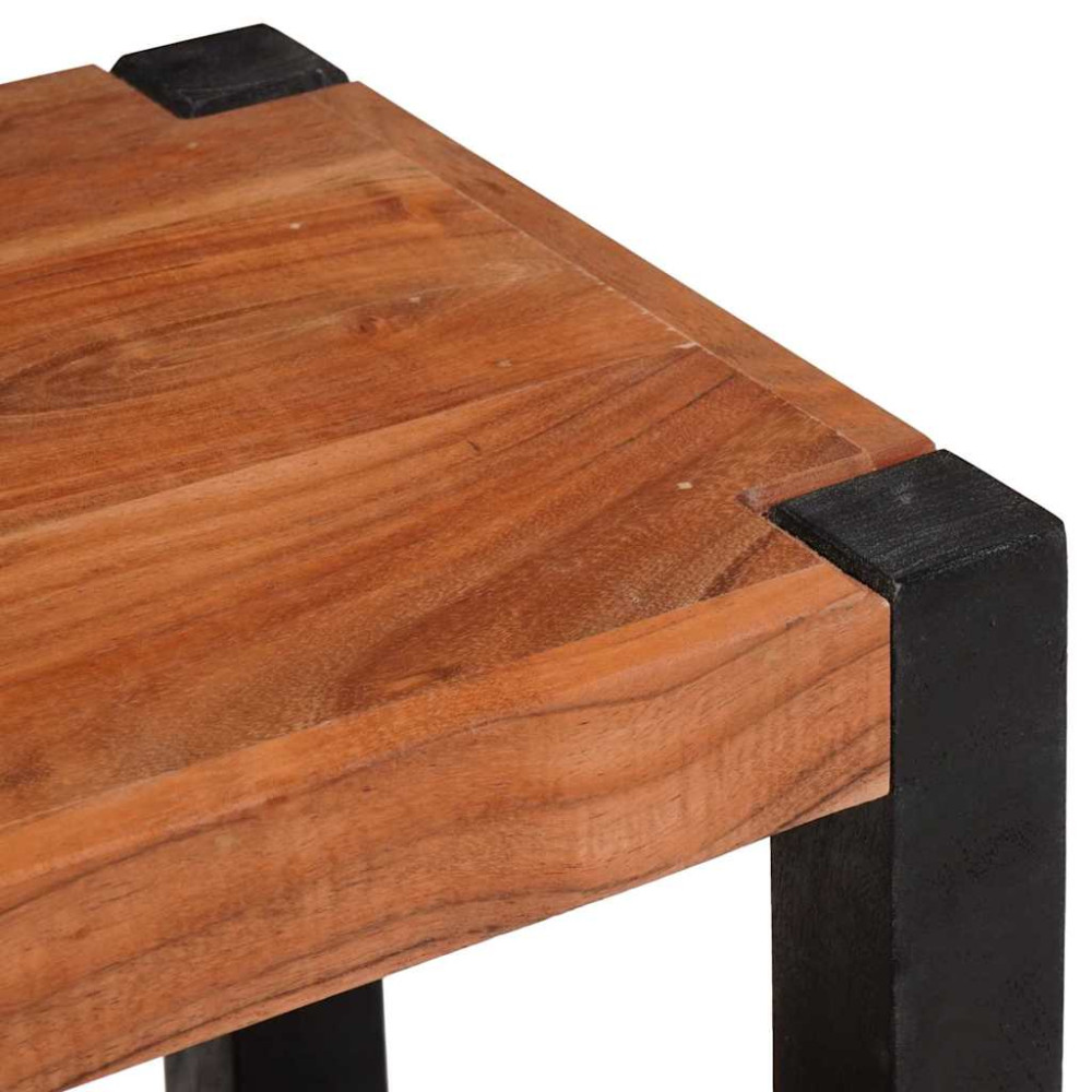 Produktbild för Hyllsystem 3 pcs Brun 50 x 30 x 110 cm Massivt Akaciaträ