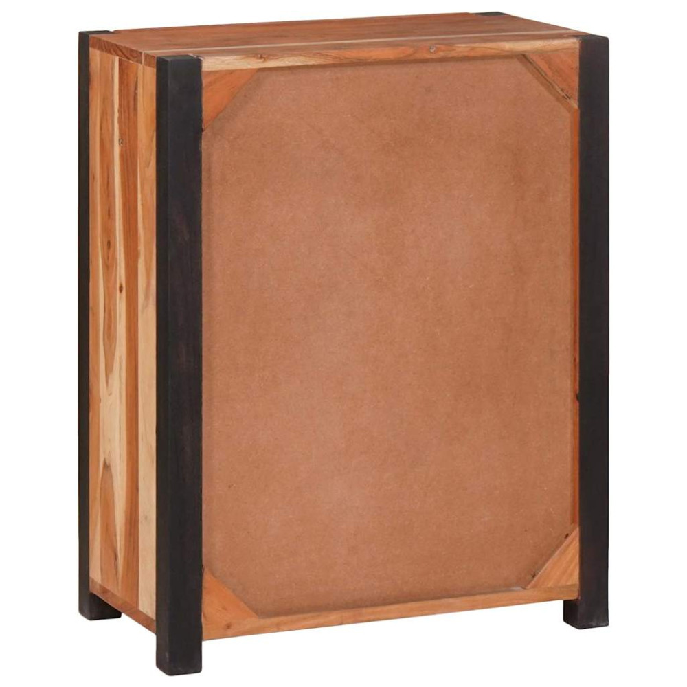 Produktbild för Sideboard 3 pcs Brun 110 x 30 x 75 cm Massivt Akaciaträ