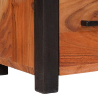 Produktbild för Sideboard 3 pcs Brun 110 x 30 x 75 cm Massivt Akaciaträ
