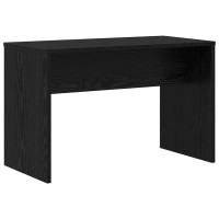 Produktbild för LED Sminkbord Set 2 st Svart Ek 86,5 x 35 x 136 cm