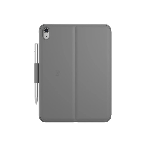 Logitech Logitech Slim Folio - tangentbord och foliefodral - QWERTZ - tysk - oxford-grå Inmatningsenhet