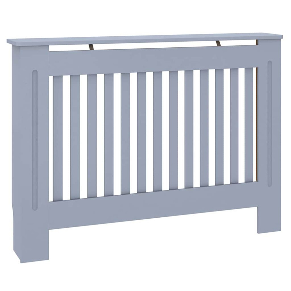 Produktbild för Radiatorlock 2 pcs Grå 112 x 19 x 81,5 cm Konstruerat trä