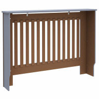 Produktbild för Radiatorlock 2 pcs Grå 112 x 19 x 81,5 cm Konstruerat trä