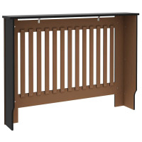 Produktbild för Radiatorlock 2 pcs Svart 112 x 19 x 81,5 cm Konstruerat trä