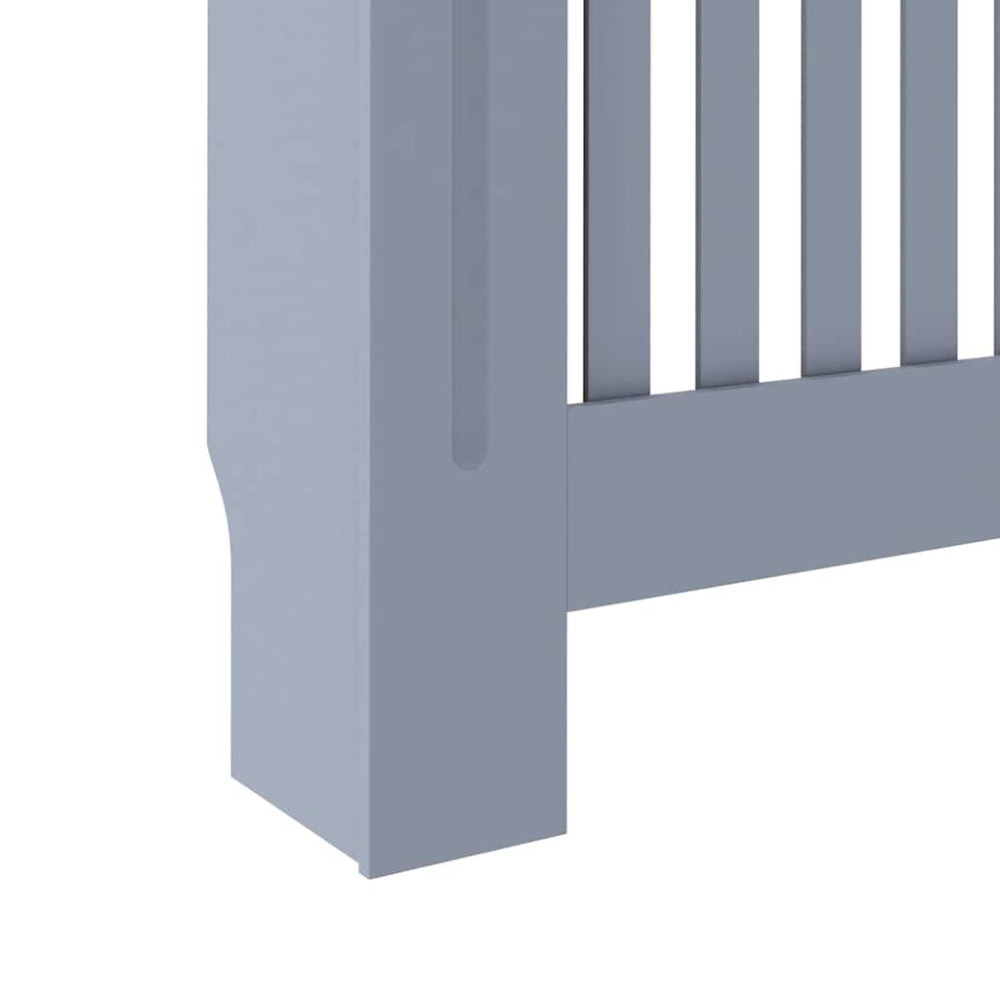 Produktbild för Radiatorlock 2 pcs Grå 152 x 19 x 81,5 cm Konstruerat trä