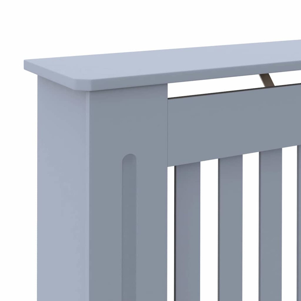 Produktbild för Radiatorlock 2 pcs Grå 152 x 19 x 81,5 cm Konstruerat trä
