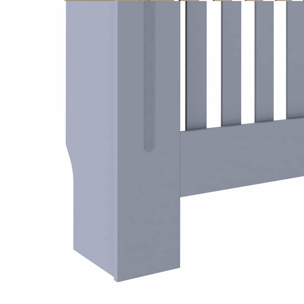 Produktbild för Radiatorlock 2 pcs Grå 172 x 19 x 81,5 cm Konstruerat trä