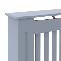 Produktbild för Radiatorlock 2 pcs Grå 172 x 19 x 81,5 cm Konstruerat trä